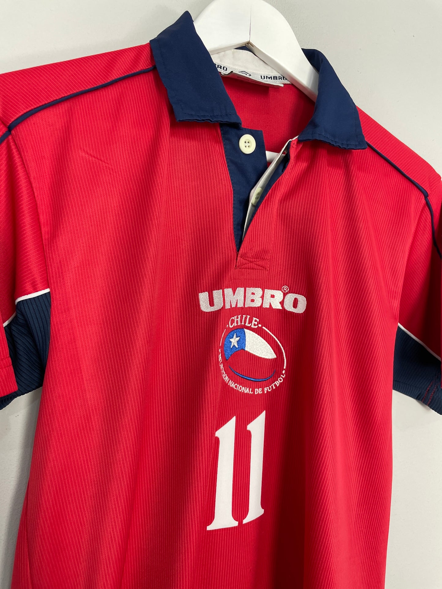 2000/03 CHILE SALAS #11 HOME SHIRT (S) UMBRO