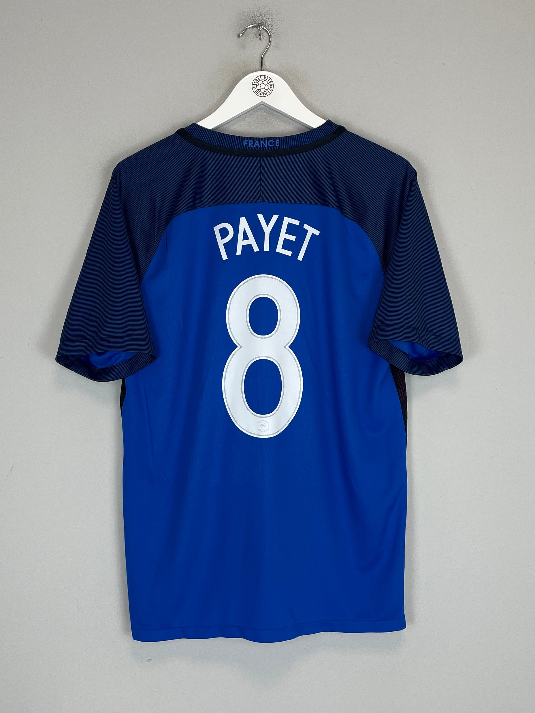Shop 2016/17 FRANCE PAYET #8 HOME SHIRT (L) NIKE, classic football shirts, vintage football shirts & retro soccer jerseys at Cult Kits