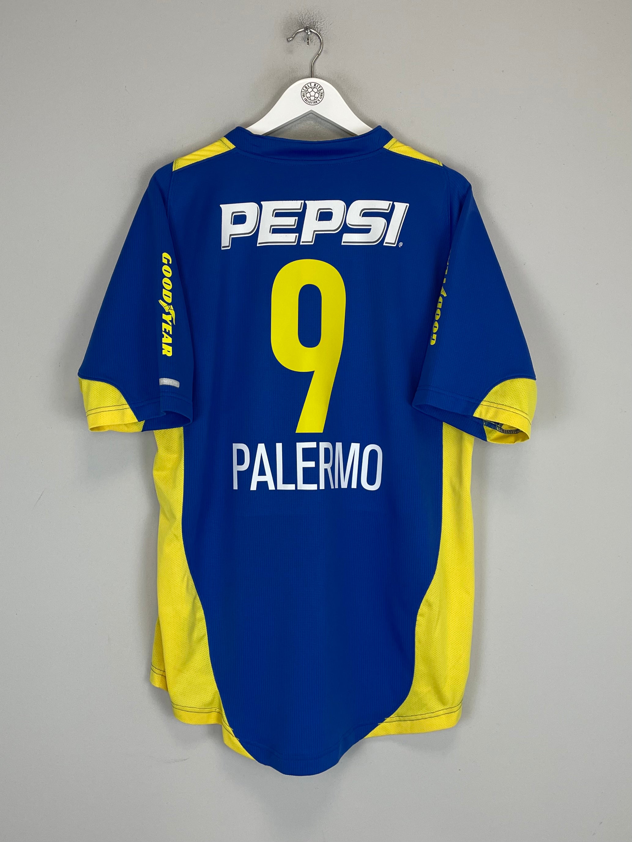 2004/05 BOCA JUNIORS PALERMO #9 HOME SHIRT (XL) NIKE – Cult Kits 2004/05 BOCA JUNIORS PALERMO #9 HOME SHIRT (XL) NIKE – Cult Kits
