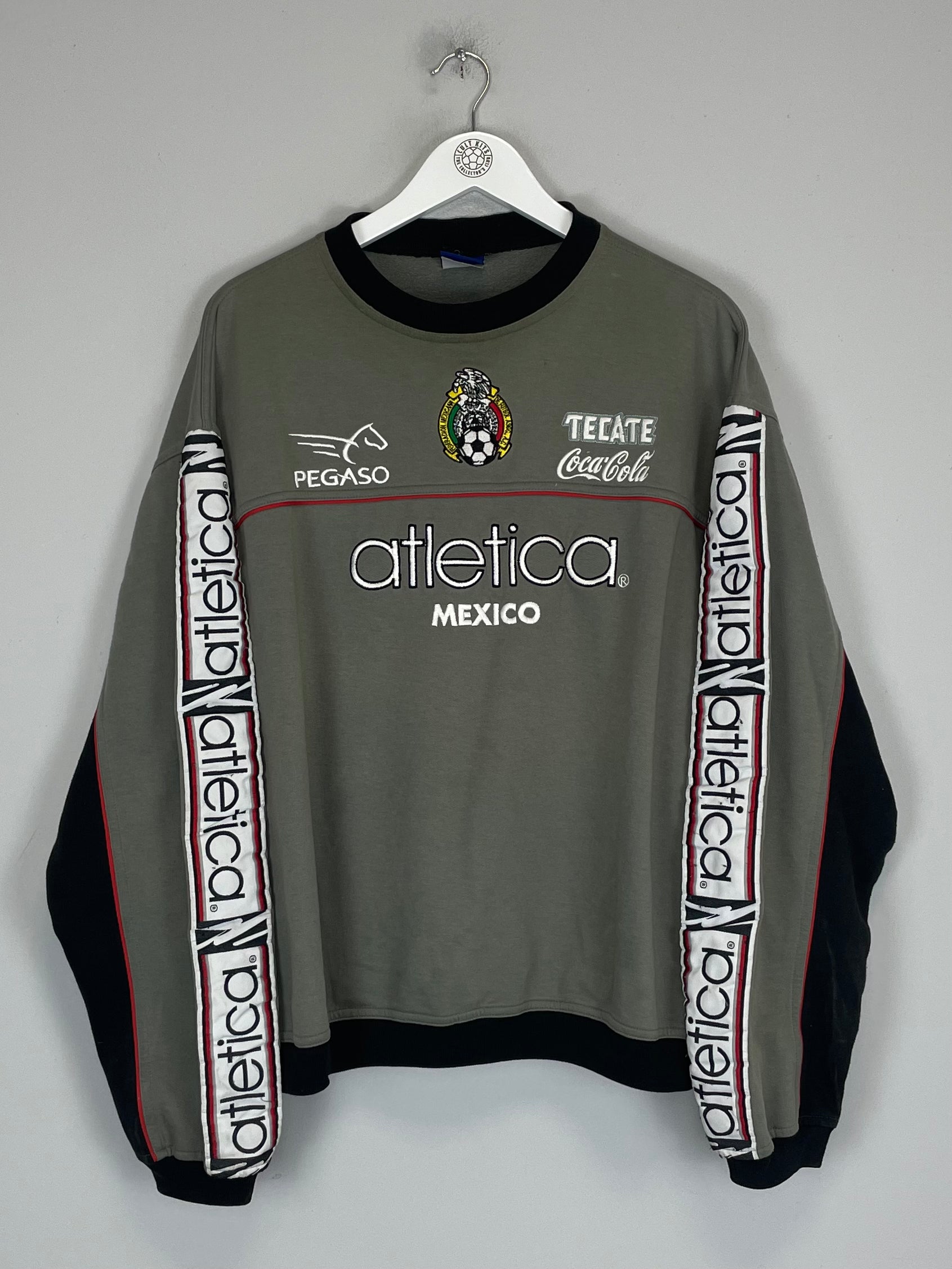 Shop 2000/01 MEXICO JUMPER (L) ATLETICA, classic football shirts, vintage football shirts & retro soccer jerseys at Cult Kits