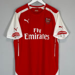 Shop 2014/15 ARSENAL S.CAZORLA #19 HOME SHIRT (XL) PUMA, classic football shirts, vintage football shirts & retro soccer jerseys at Cult Kits