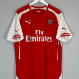 Shop 2014/15 ARSENAL S.CAZORLA #19 HOME SHIRT (XL) PUMA, classic football shirts, vintage football shirts & retro soccer jerseys at Cult Kits