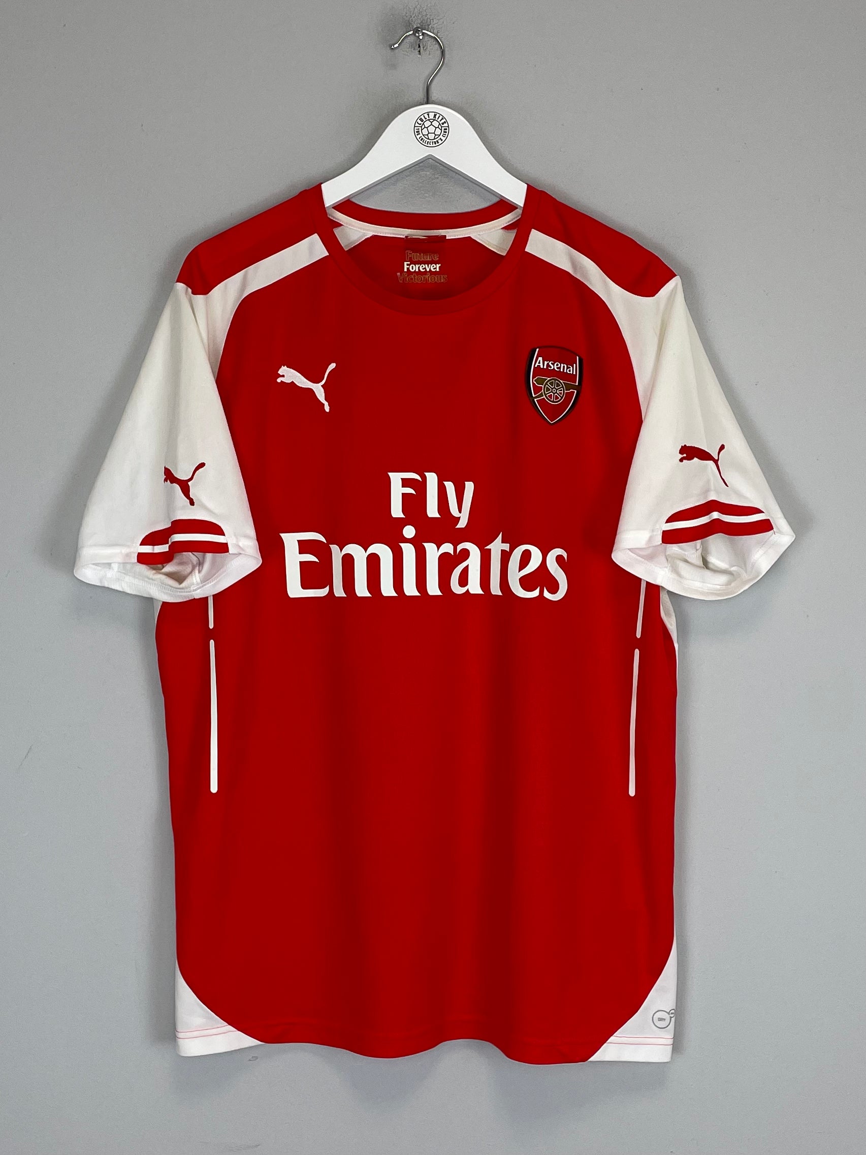 Shop 2014/15 ARSENAL S.CAZORLA #19 HOME SHIRT (XL) PUMA, classic football shirts, vintage football shirts & retro soccer jerseys at Cult Kits