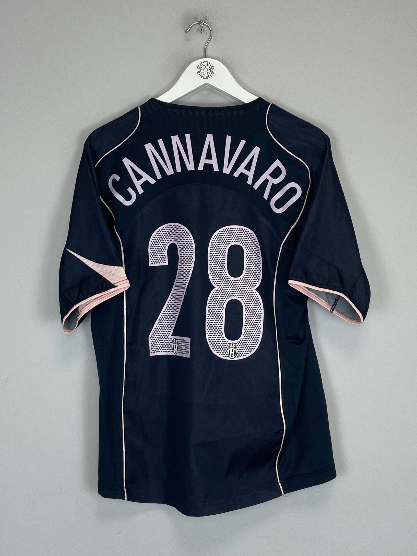 Shop 2004/05 JUVENTUS CANNAVARO #28 AWAY SHIRT (M) NIKE, classic football shirts, vintage football shirts & retro soccer jerseys at Cult Kits