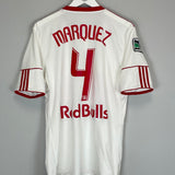 Shop 2010/11 NEW YORK RED BULLS R.MARQUEZ #4 HOME SHIRT (M) ADIDAS, classic football shirts, vintage football shirts & retro soccer jerseys at Cult Kits