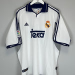 Shop 2000/01 REAL MADRID FIGO #10 HOME SHIRT (XL) ADIDAS, classic football shirts, vintage football shirts & retro soccer jerseys at Cult Kits