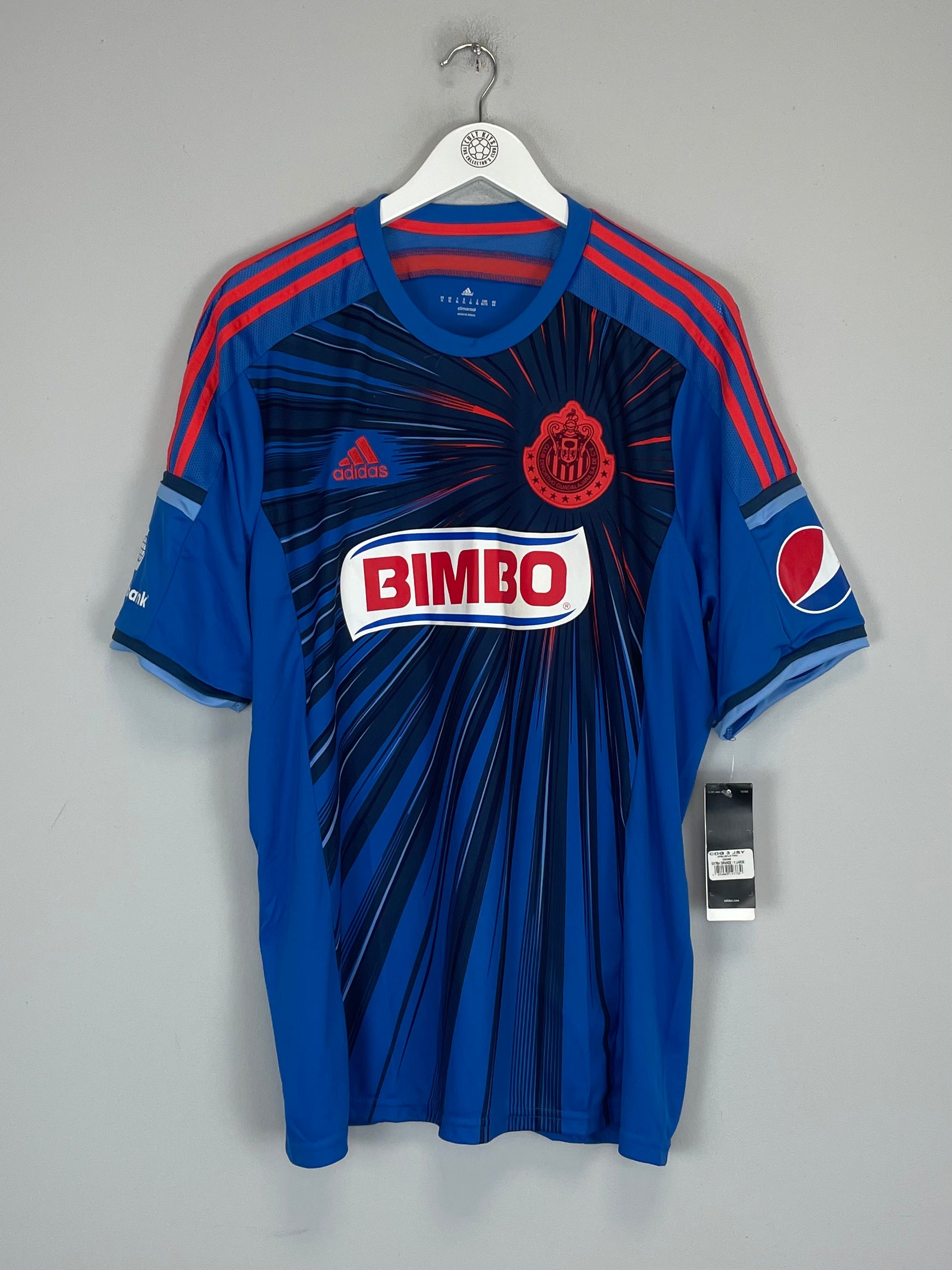 Shop 2013/14 CHIVAS GUADALAJARA *BNWT* THIRD SHIRT (XL) ADIDAS, classic football shirts, vintage football shirts & retro soccer jerseys at Cult Kits