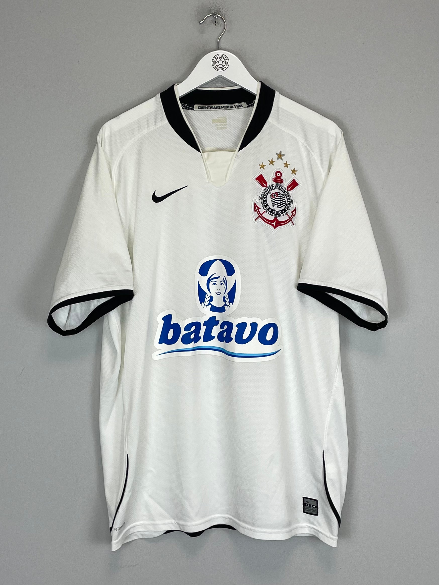 Shop 2009/10 CORINTHIANS RONALDO #9 HOME SHIRT (XXL) NIKE, classic football shirts, vintage football shirts & retro soccer jerseys at Cult Kits