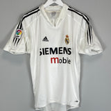 Shop 2004/05 REAL MADRID ZIDANE #5 HOME SHIRT (S) ADIDAS, classic football shirts, vintage football shirts & retro soccer jerseys at Cult Kits