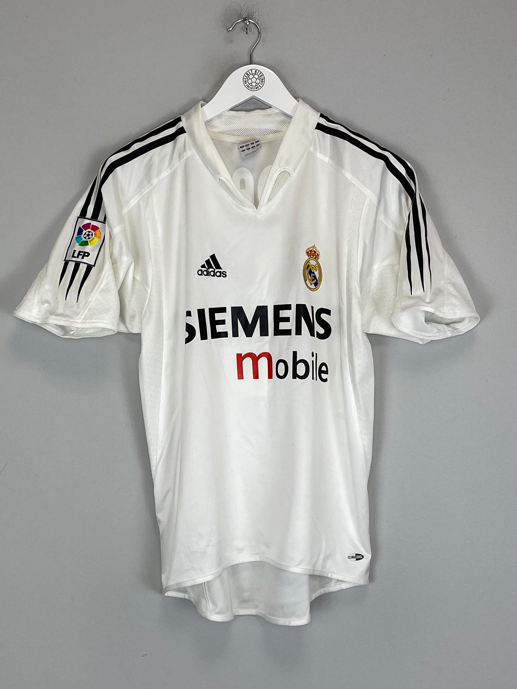 Shop 2004/05 REAL MADRID ZIDANE #5 HOME SHIRT (S) ADIDAS, classic football shirts, vintage football shirts & retro soccer jerseys at Cult Kits