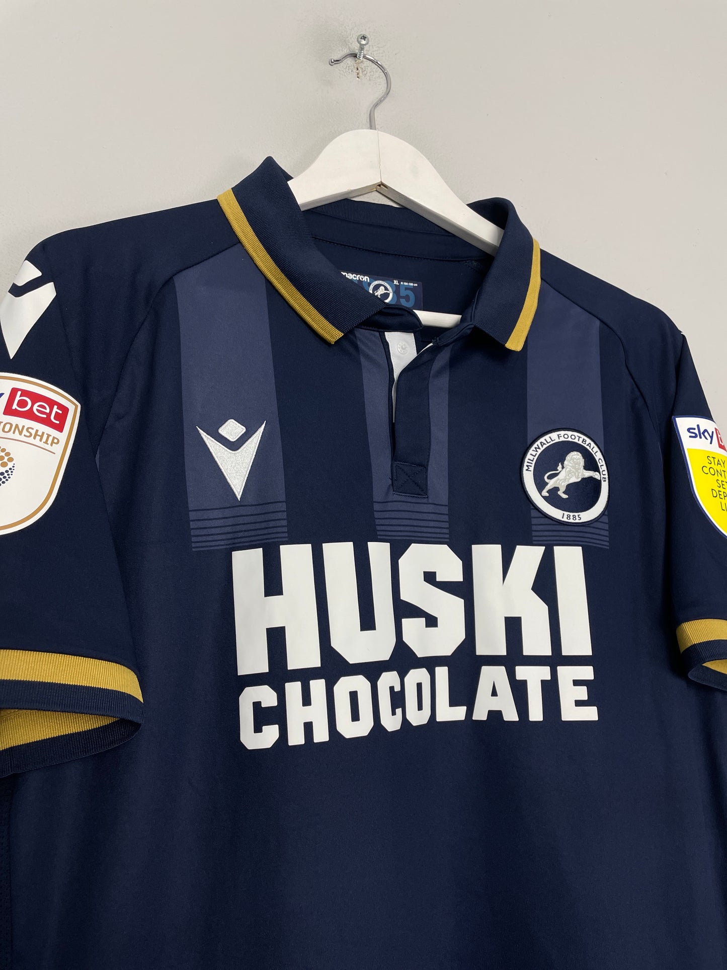 2021/22 MILLWALL MCNAMARA #2 HOME SHIRT (XL) MACRON