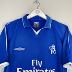 Shop 2001/03 CHELSEA HOME SHIRT (S) UMBRO, classic football shirts, vintage football shirts & retro soccer jerseys at Cult Kits