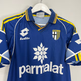 Shop 1998/99 PARMA TRAINING SHIRT (M) LOTTO, classic football shirts, vintage football shirts & retro soccer jerseys at Cult Kits
