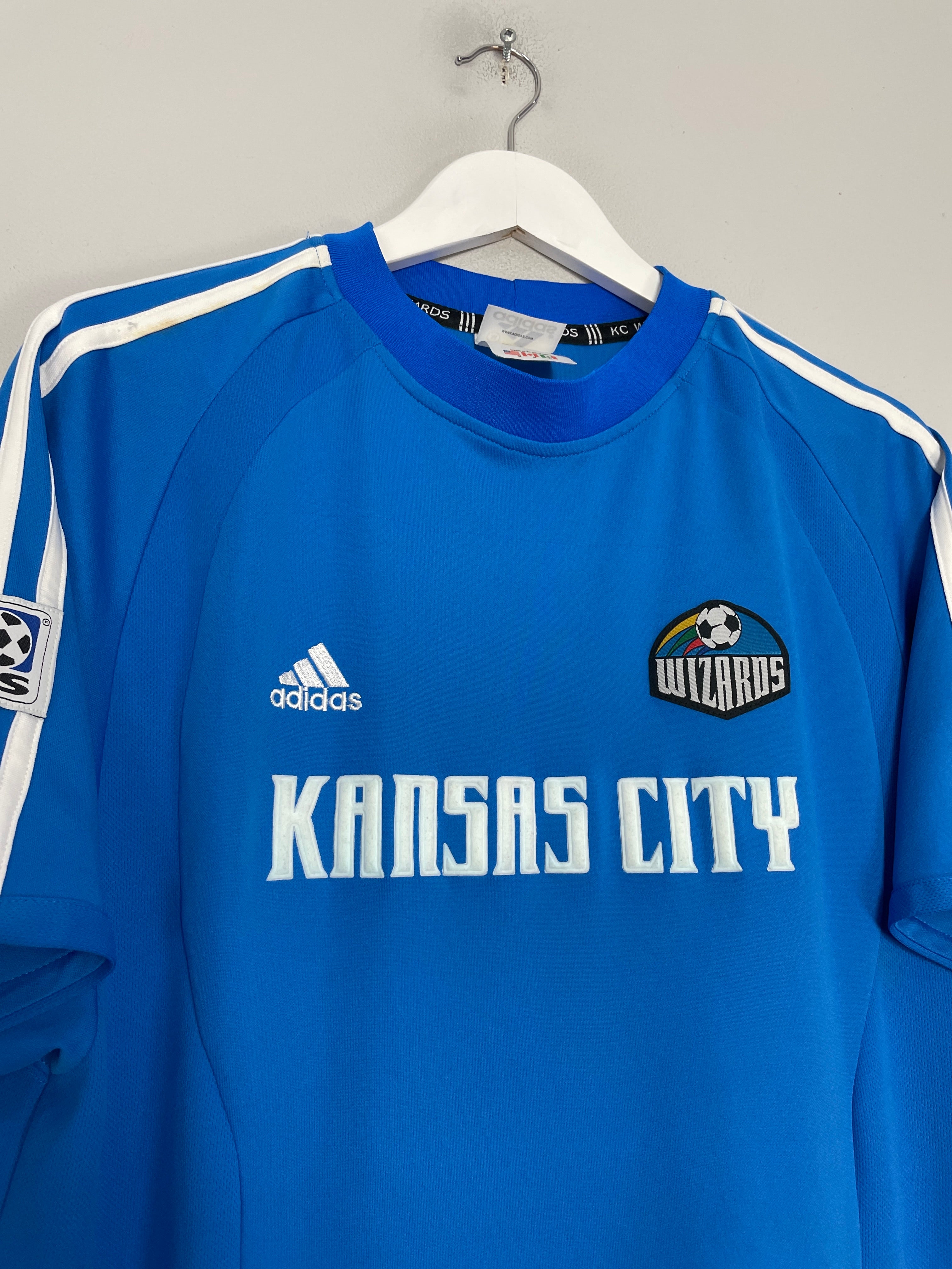 Shop 2000/01 KANSAS CITY WIZARDS HOME SHIRT (M) ADIDAS, classic football shirts, vintage football shirts & retro soccer jerseys at Cult Kits