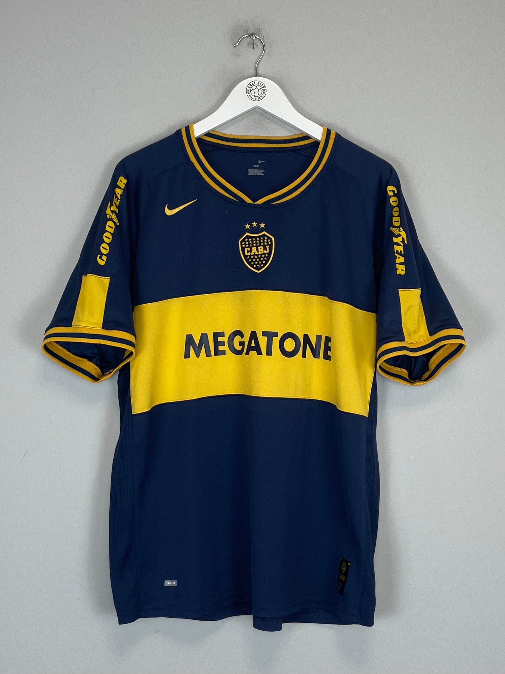 Shop 2006/07 BOCA JUNIORS HOME SHIRT (XL) NIKE, classic football shirts, vintage football shirts & retro soccer jerseys at Cult Kits