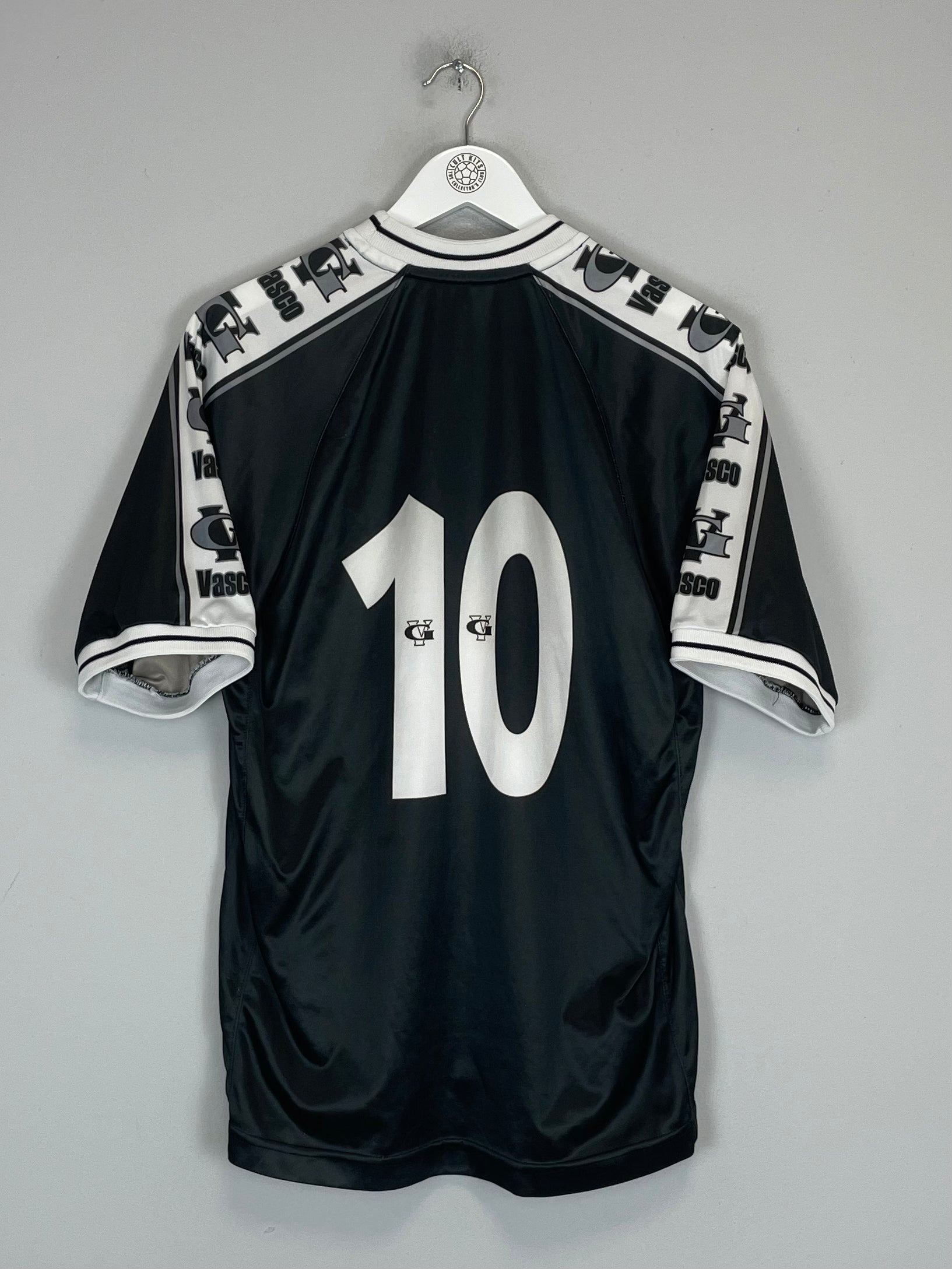 Shop 2001/02 VASCO DA GAMA #10 AWAY SHIRT (M) OM, classic football shirts, vintage football shirts & retro soccer jerseys at Cult Kits