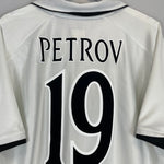 Shop 2001/02 CELTIC PETROV #19 AWAY SHIRT (XXL) UMBRO, classic football shirts, vintage football shirts & retro soccer jerseys at Cult Kits