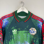 Shop 1992/93 FC LUZERN #1 *MATCH WORN* GK SHIRT (M) ADIDAS, classic football shirts, vintage football shirts & retro soccer jerseys at Cult Kits