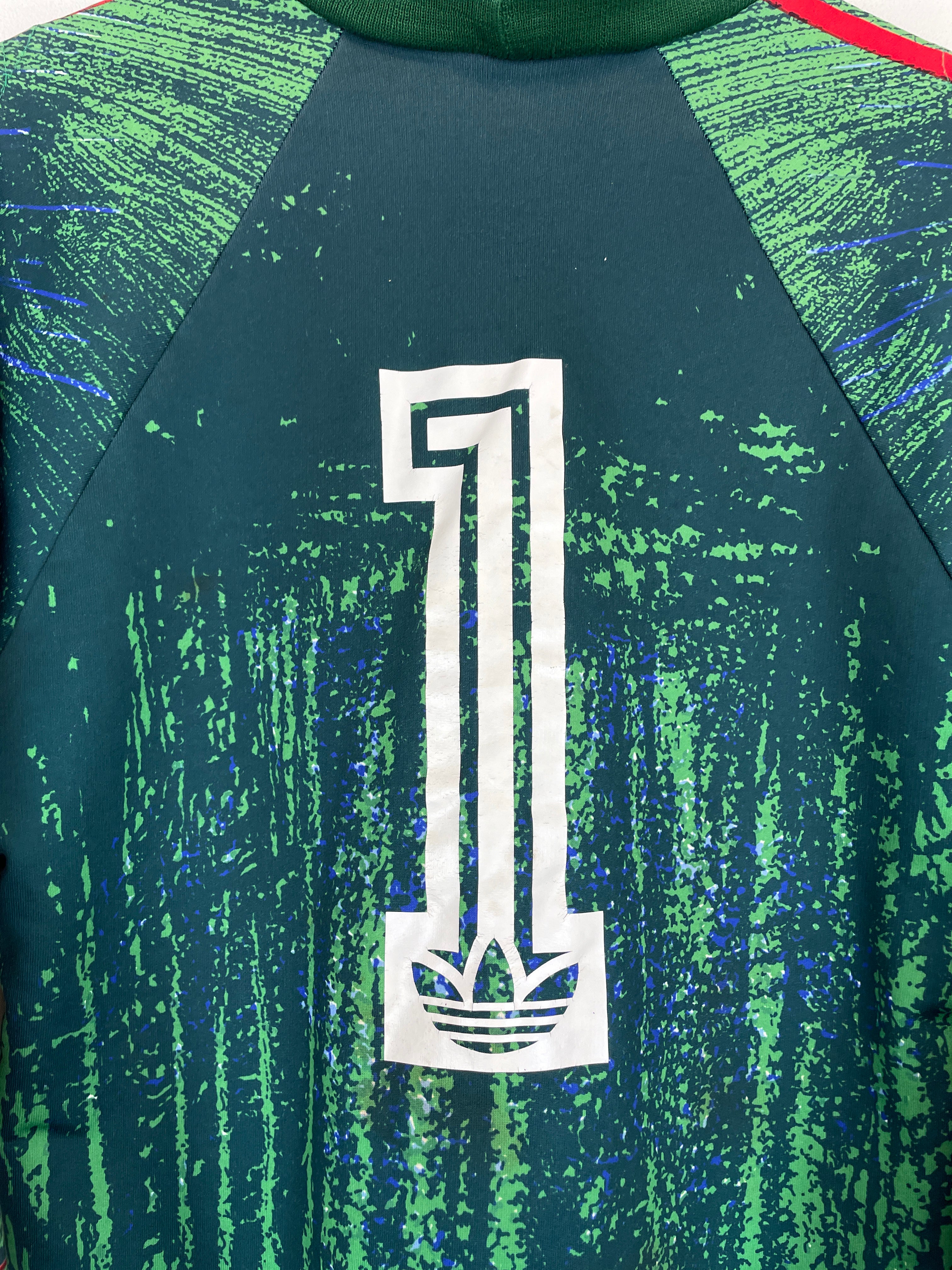 Shop 1992/93 FC LUZERN #1 *MATCH WORN* GK SHIRT (M) ADIDAS, classic football shirts, vintage football shirts & retro soccer jerseys at Cult Kits