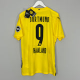 Shop 2020/21 DORTMUND HAALAND #9 *BNWT* HOME SHIRT (L) PUMA, classic football shirts, vintage football shirts & retro soccer jerseys at Cult Kits