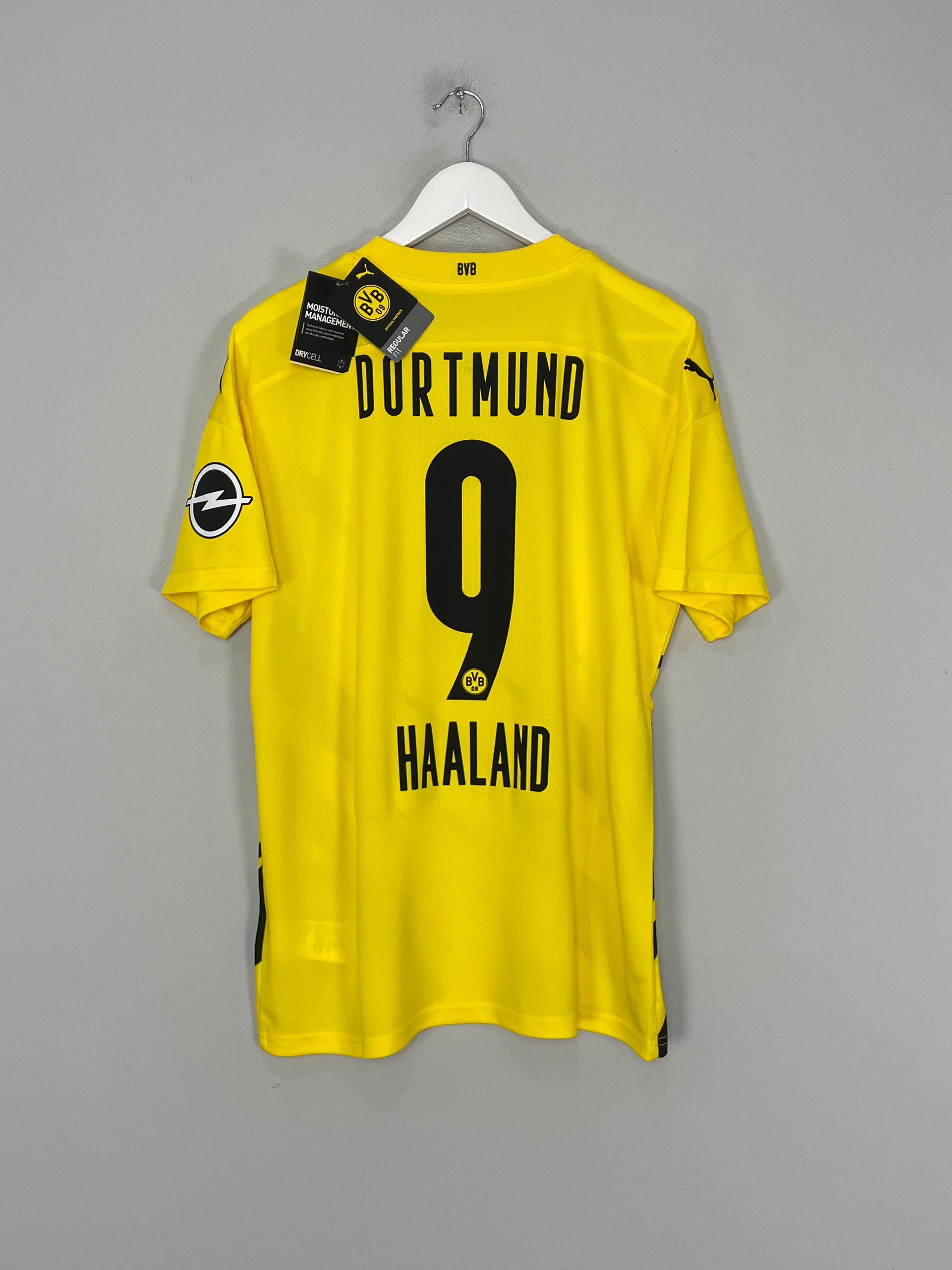 Shop 2020/21 DORTMUND HAALAND #9 *BNWT* HOME SHIRT (L) PUMA, classic football shirts, vintage football shirts & retro soccer jerseys at Cult Kits