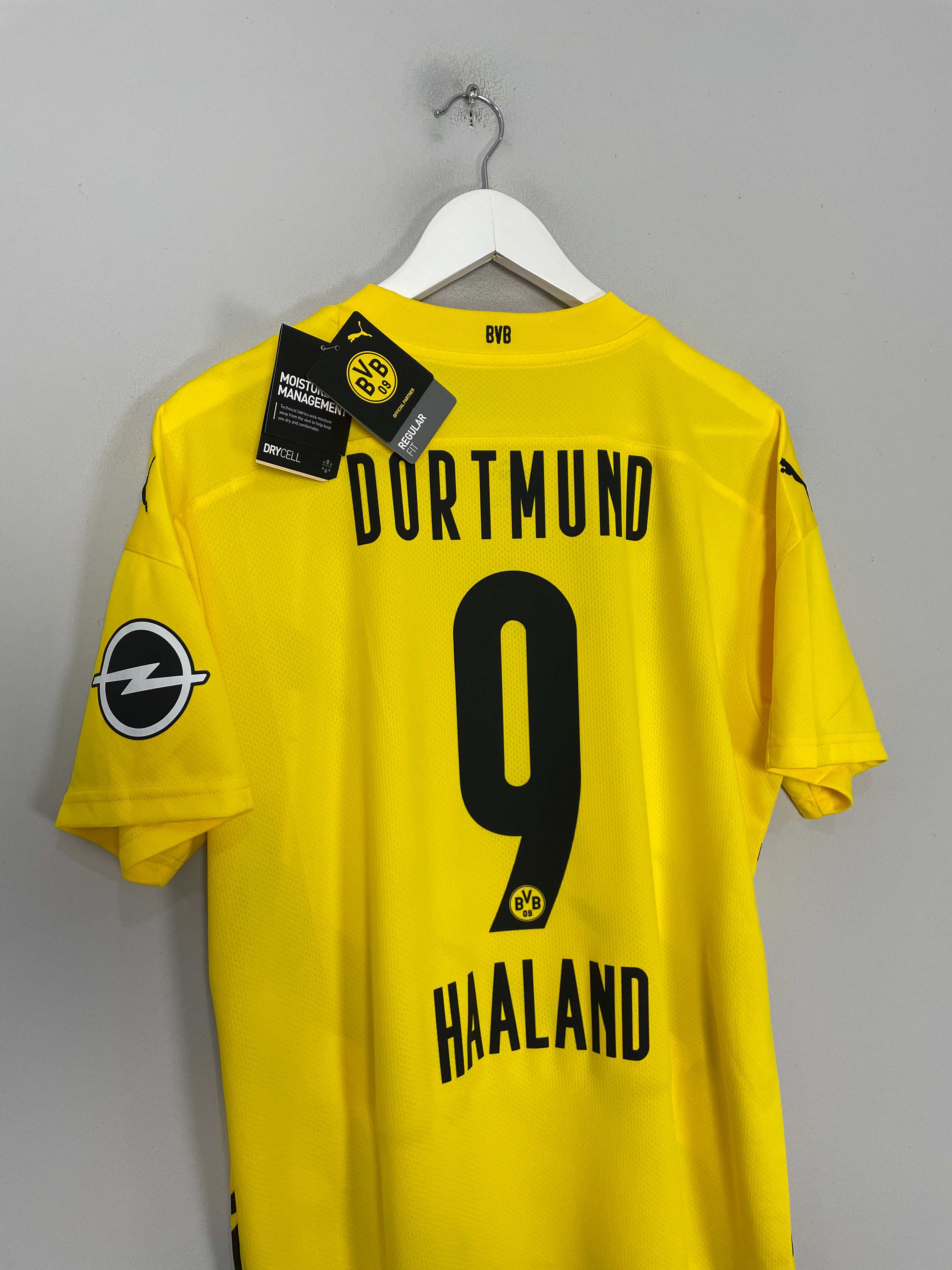 Shop 2020/21 DORTMUND HAALAND #9 *BNWT* HOME SHIRT (L) PUMA, classic football shirts, vintage football shirts & retro soccer jerseys at Cult Kits