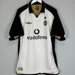 Shop 2001/02 MANCHESTER UNITED KEANE #16 *CENTENARY* AWAY/THIRD SHIRT (XL) UMBRO, classic football shirts, vintage football shirts & retro soccer jerseys at Cult Kits