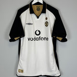 Shop 2001/02 MANCHESTER UNITED KEANE #16 *CENTENARY* AWAY/THIRD SHIRT (XL) UMBRO, classic football shirts, vintage football shirts & retro soccer jerseys at Cult Kits