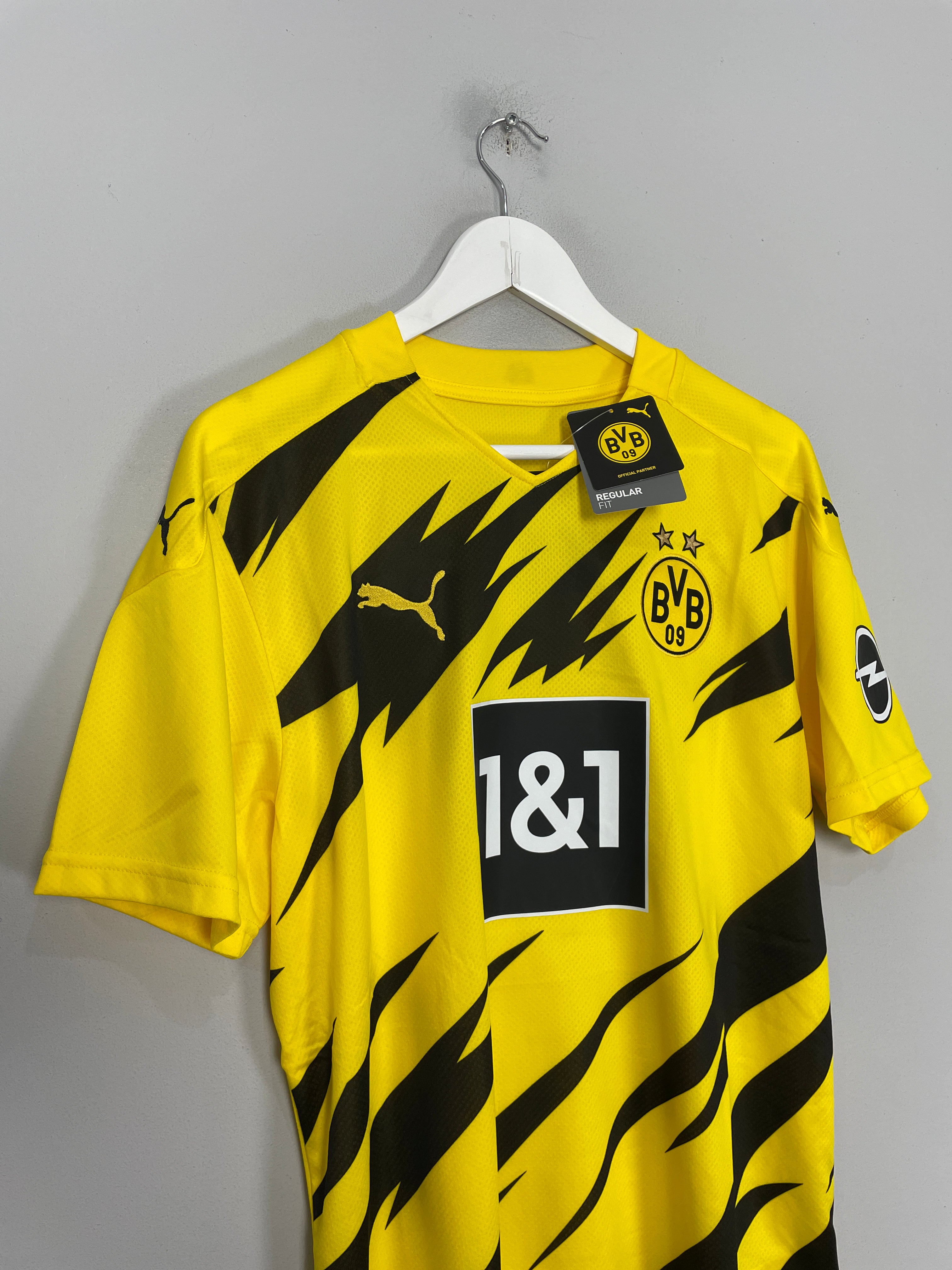 Shop 2020/21 DORTMUND HAALAND #9 *BNWT* HOME SHIRT (L) PUMA, classic football shirts, vintage football shirts & retro soccer jerseys at Cult Kits