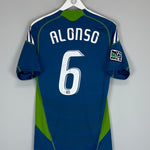 Shop 2009/10 SEATTLE SOUNDERS ALONSO #6 *SIGNED* AWAY SHIRT (S) ADIDAS, classic football shirts, vintage football shirts & retro soccer jerseys at Cult Kits