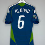 Shop 2009/10 SEATTLE SOUNDERS ALONSO #6 *SIGNED* AWAY SHIRT (S) ADIDAS, classic football shirts, vintage football shirts & retro soccer jerseys at Cult Kits