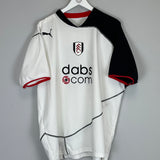 Shop 2003/04 FULHAM MALBRANQUE #14 HOME SHIRT (XL) PUMA, classic football shirts, vintage football shirts & retro soccer jerseys at Cult Kits