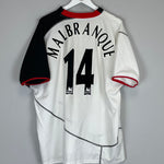 Shop 2003/04 FULHAM MALBRANQUE #14 HOME SHIRT (XL) PUMA, classic football shirts, vintage football shirts & retro soccer jerseys at Cult Kits