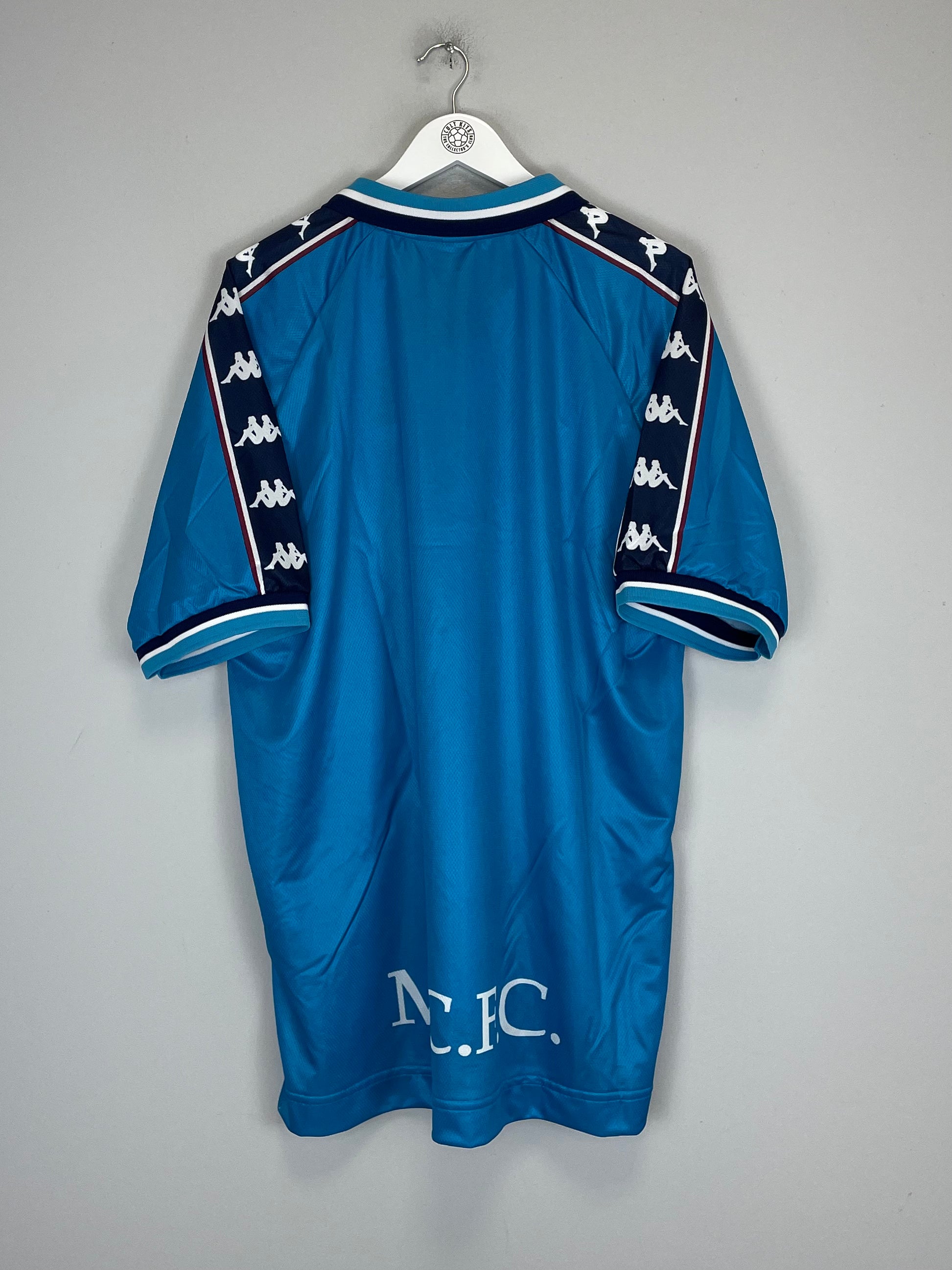 Shop 1997/99 MANCHESTER CITY *BNWT* HOME SHIRT (XL) KAPPA, classic football shirts, vintage football shirts & retro soccer jerseys at Cult Kits