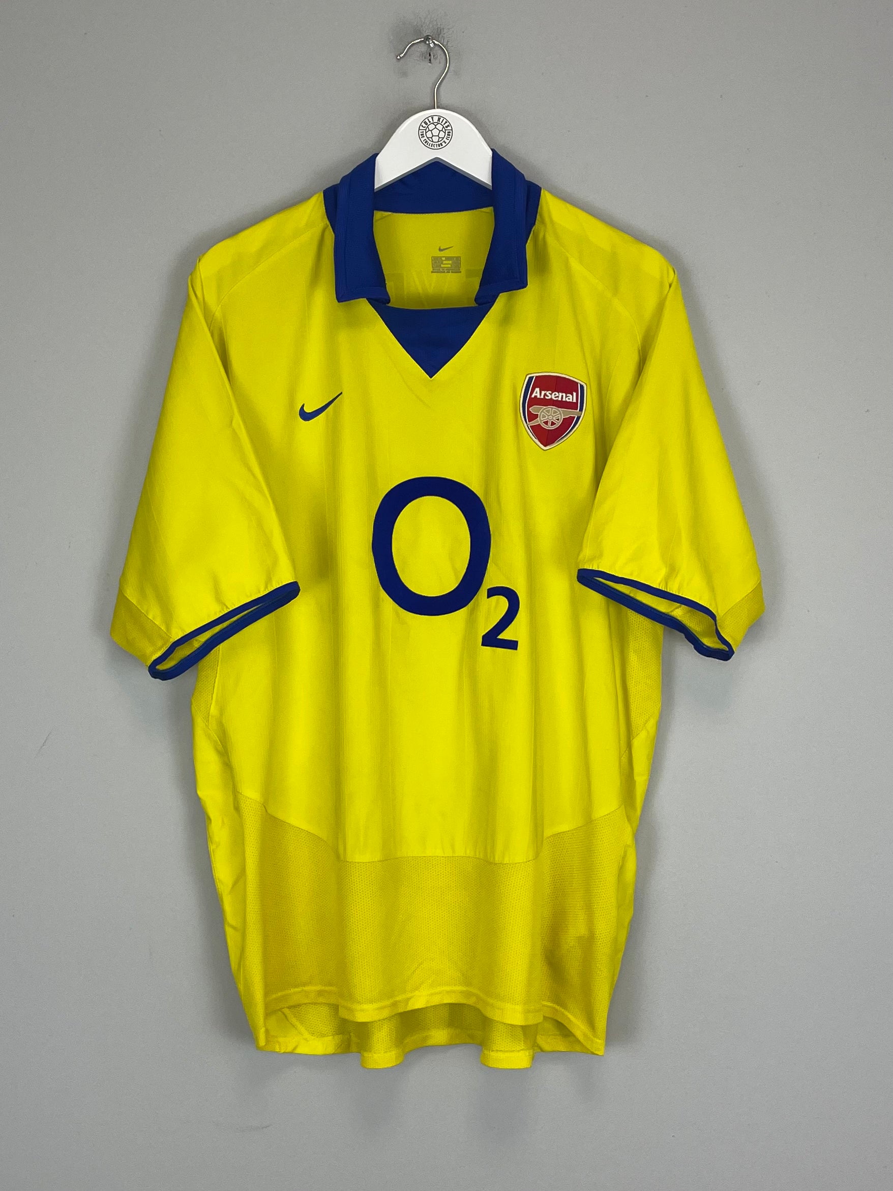 Shop 2003/05 ARSENAL REYES #9 AWAY SHIRT (XL) NIKE, classic football shirts, vintage football shirts & retro soccer jerseys at Cult Kits