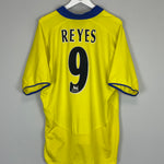 Shop 2003/05 ARSENAL REYES #9 AWAY SHIRT (XL) NIKE, classic football shirts, vintage football shirts & retro soccer jerseys at Cult Kits