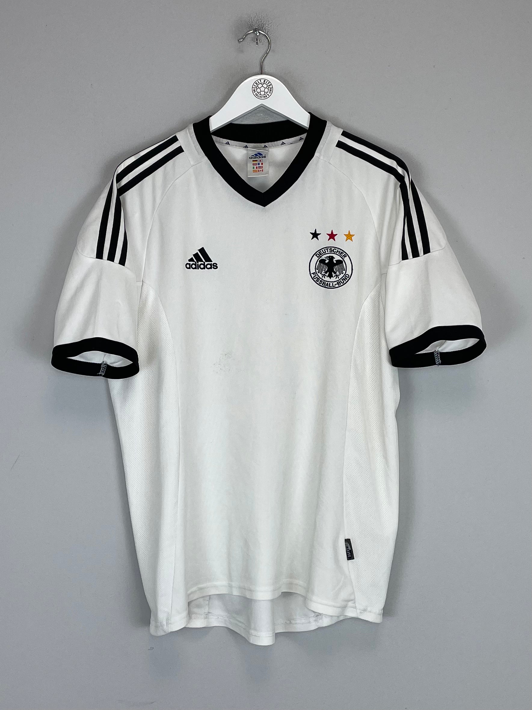 Shop 2002/04 GERMANY HOME SHIRT (L) ADIDAS, classic football shirts, vintage football shirts & retro soccer jerseys at Cult Kits