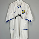 Shop 2002/03 LEEDS UNITED VIDUKA #9 HOME SHIRT (XXL) NIKE, classic football shirts, vintage football shirts & retro soccer jerseys at Cult Kits