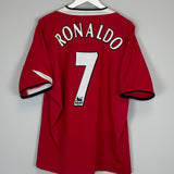 Shop 2004/06 MANCHESTER UNITED RONALDO #7 HOME SHIRT (XL) NIKE, classic football shirts, vintage football shirts & retro soccer jerseys at Cult Kits