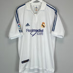 Shop 2001/02 REAL MADRID RAUL #7 HOME SHIRT (M) ADIDAS, classic football shirts, vintage football shirts & retro soccer jerseys at Cult Kits