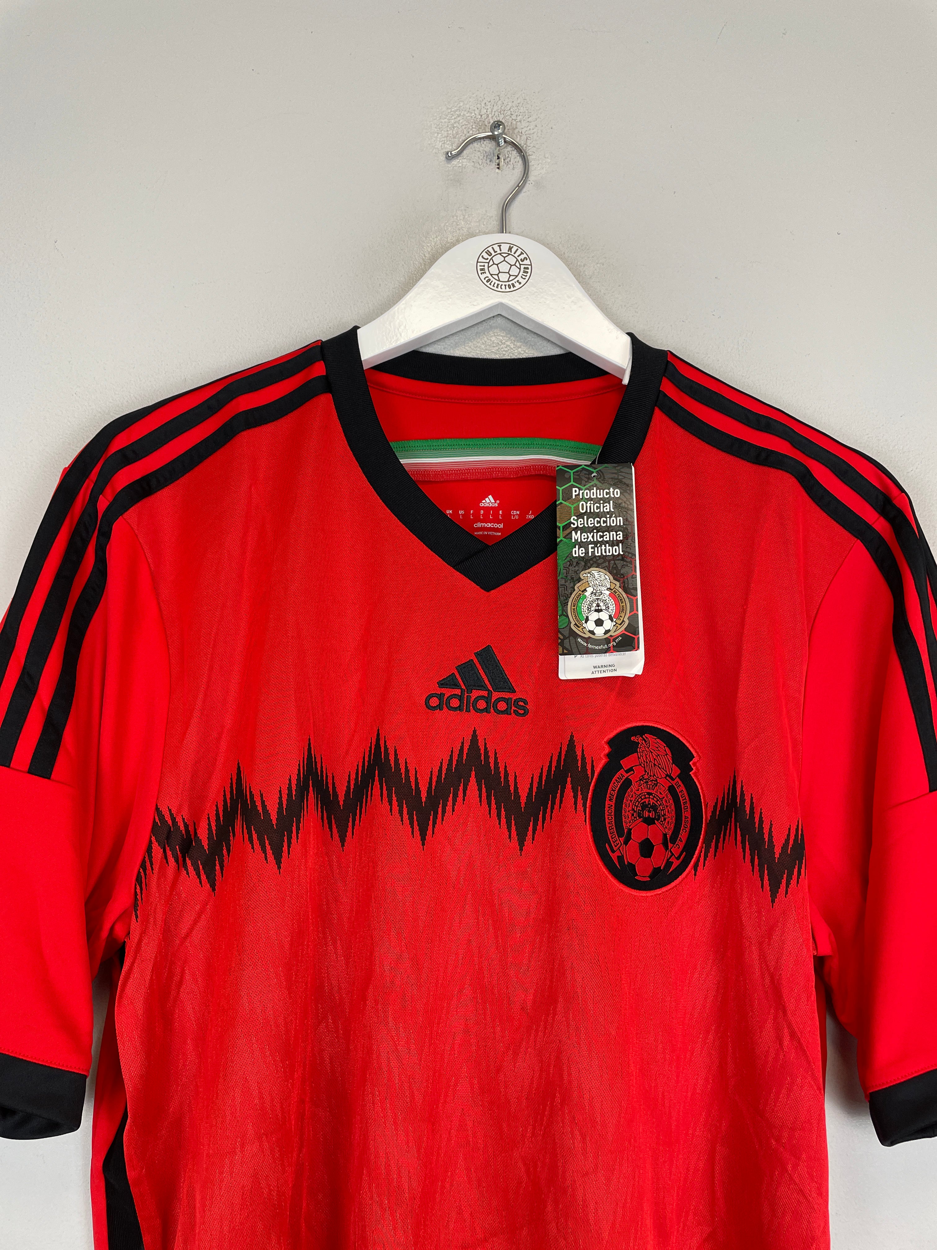 Shop 2014/15 MEXICO *BNWT* AWAY SHIRT (L) ADIDAS, classic football shirts, vintage football shirts & retro soccer jerseys at Cult Kits