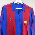 Shop 1984/89 BARCELONA L/S HOME SHIRT (L) MEYBA, classic football shirts, vintage football shirts & retro soccer jerseys at Cult Kits