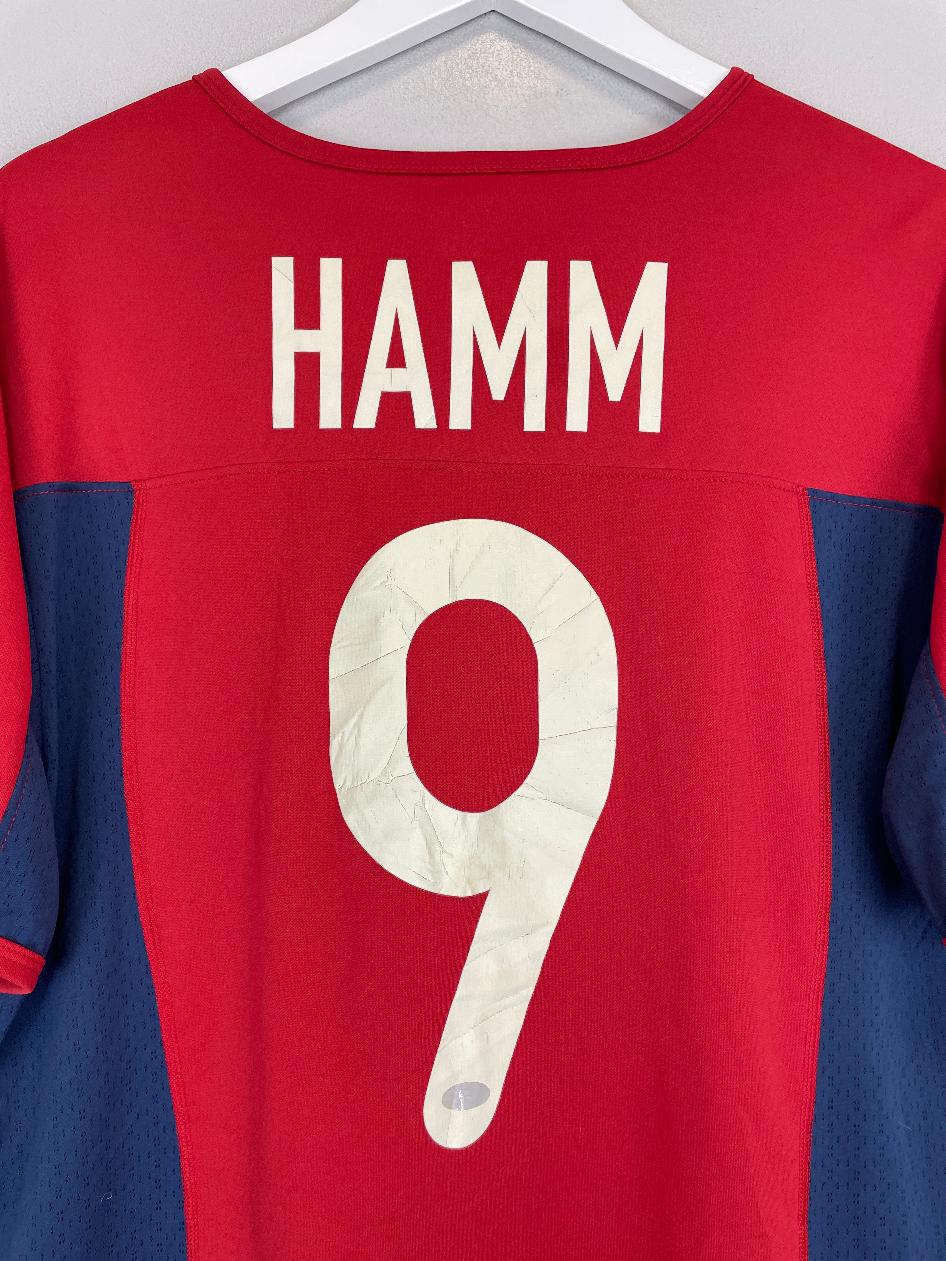 Shop 1999/00 USA HAMM #9 WOMENS AWAY SHIRT (XL.WOMENS) NIKE, classic football shirts, vintage football shirts & retro soccer jerseys at Cult Kits