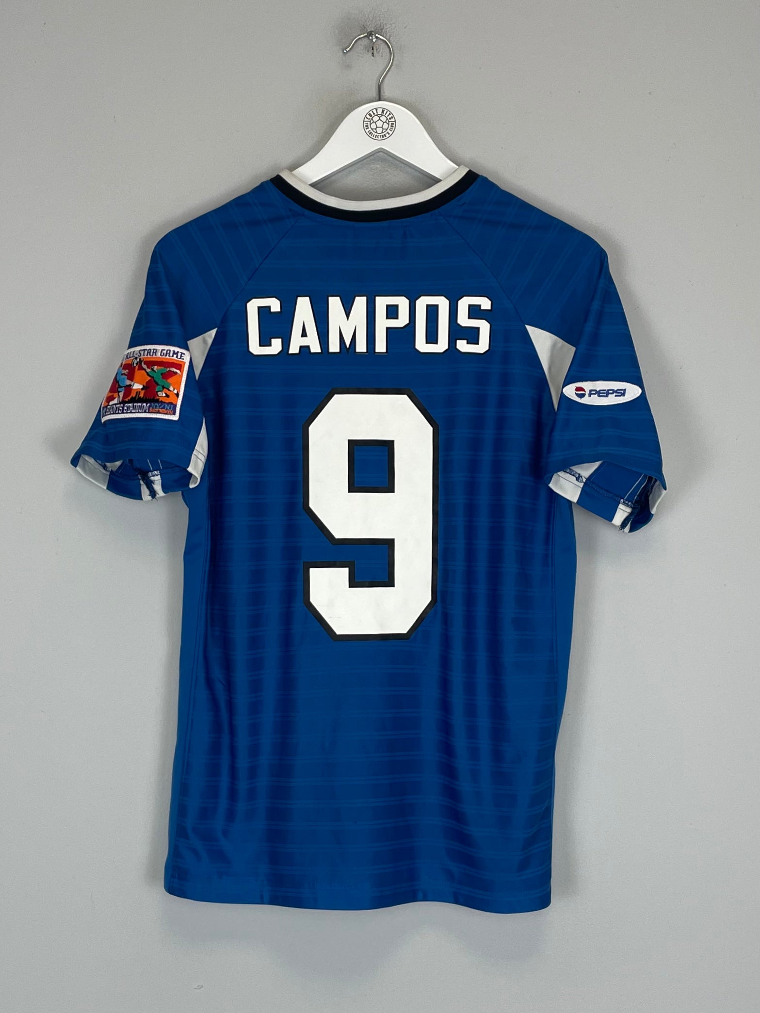 Shop 2001 MLS ALL-STAR WEST CAMPOS #9 AWAY SHIRT (S) NIKE, classic football shirts, vintage football shirts & retro soccer jerseys at Cult Kits