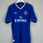 Shop 2003/05 CHELSEA LAMPARD #8 HOME SHIRT (L) UMBRO, classic football shirts, vintage football shirts & retro soccer jerseys at Cult Kits