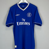 Shop 2003/05 CHELSEA LAMPARD #8 HOME SHIRT (L) UMBRO, classic football shirts, vintage football shirts & retro soccer jerseys at Cult Kits