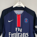 Shop 2015/16 PSG CAVANI #9 AUTHENTIC HOME SHIRT (XL) NIKE, classic football shirts, vintage football shirts & retro soccer jerseys at Cult Kits