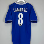 Shop 2003/05 CHELSEA LAMPARD #8 HOME SHIRT (L) UMBRO, classic football shirts, vintage football shirts & retro soccer jerseys at Cult Kits