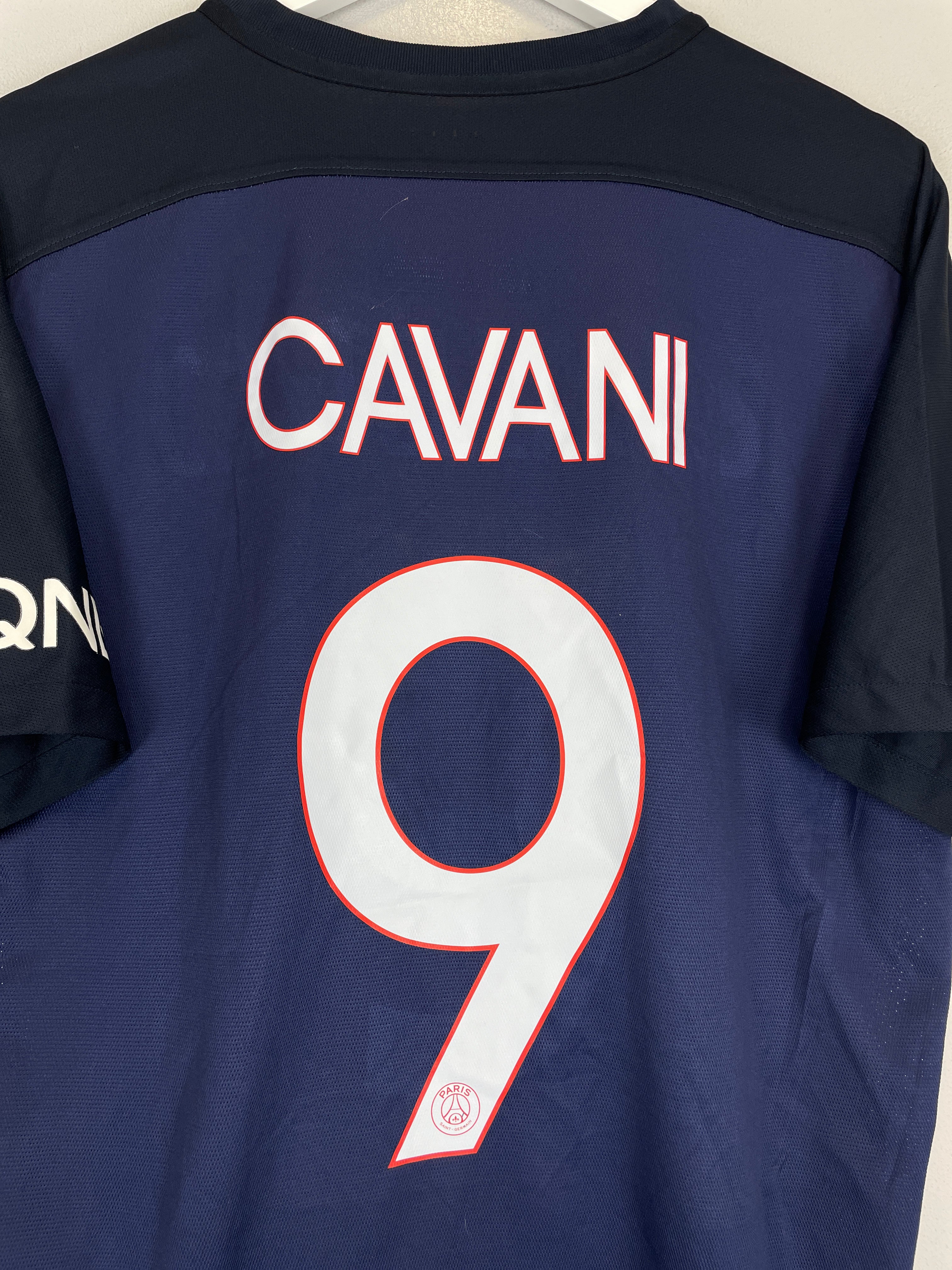 Shop 2015/16 PSG CAVANI #9 AUTHENTIC HOME SHIRT (XL) NIKE, classic football shirts, vintage football shirts & retro soccer jerseys at Cult Kits