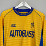 Shop 2000/01 CHELSEA ZOLA #25 L/S AWAY SHIRT (L) UMBRO, classic football shirts, vintage football shirts & retro soccer jerseys at Cult Kits